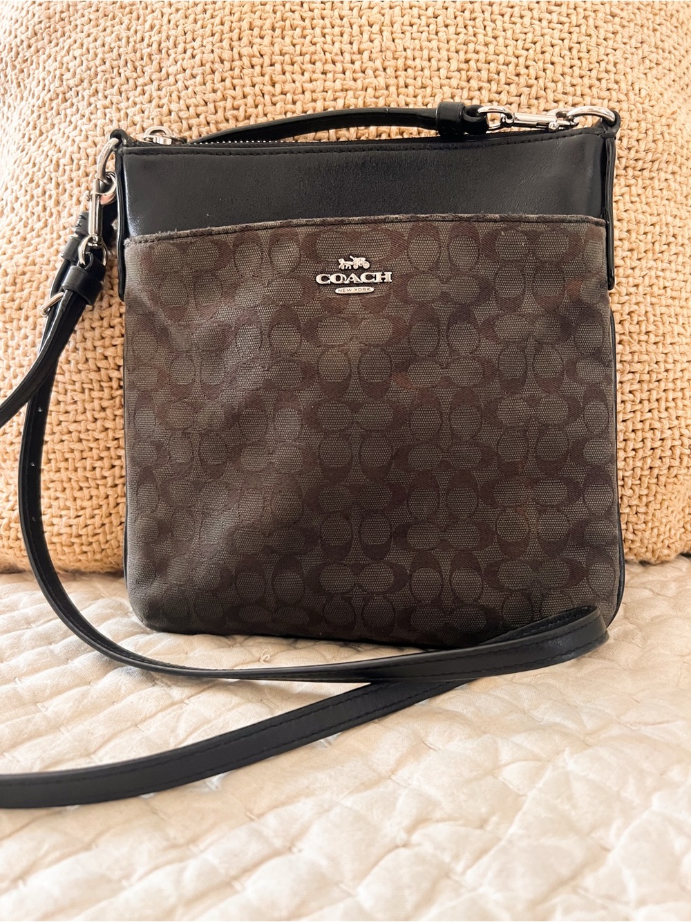 Coach Signature Crossbody Purse